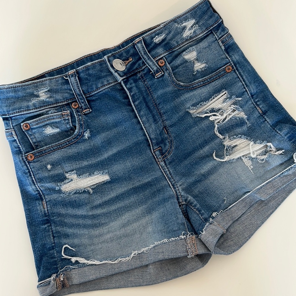 American Eagle Hi Rise Shortie Size 2 EUC